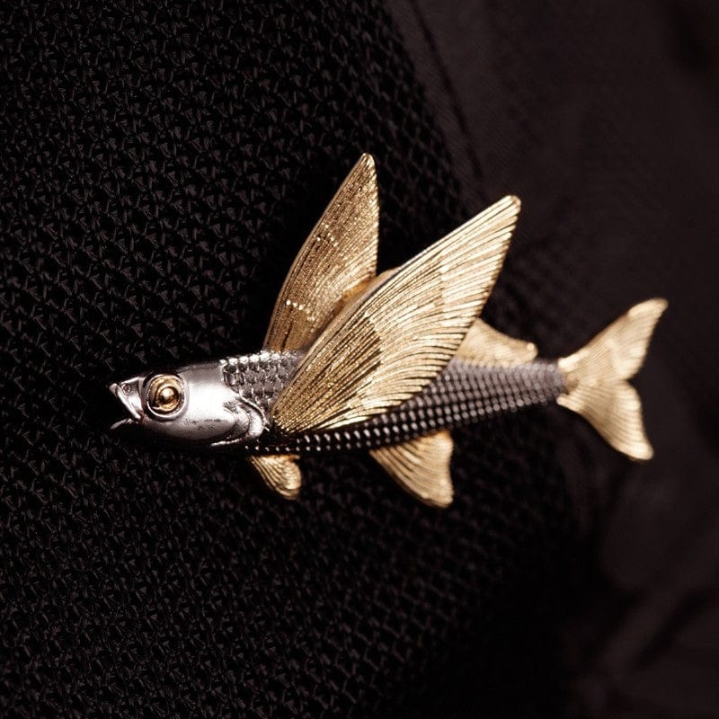 Flying Fish Pin – Coppertist