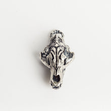 Load image into Gallery viewer, Silver Bear Skull