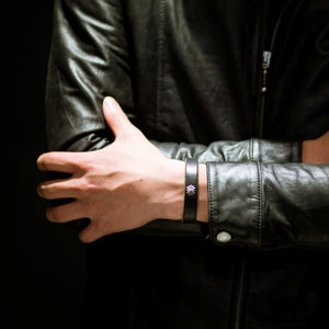 Leather bracelet (Black)