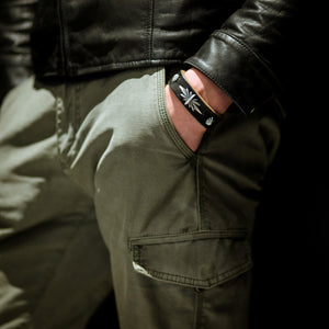Leather bracelet (Black)