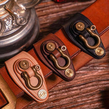 Load image into Gallery viewer, Leather Belt Carabiner