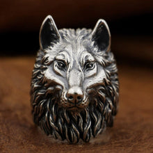 Load image into Gallery viewer, Wolf Ring (925 Silver)