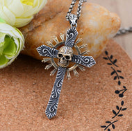Cross with Skull