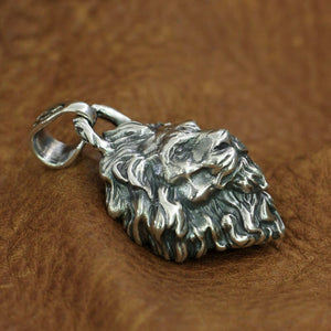 Lion Pendant (Silver)
