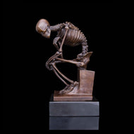 The Thinker skeleton
