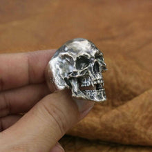 Load image into Gallery viewer, Vampire Skull Ring (925 Silver)