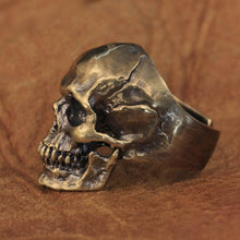 Load image into Gallery viewer, Skull Ring (Brass)