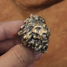 Load image into Gallery viewer, Lion Ring (Brass)