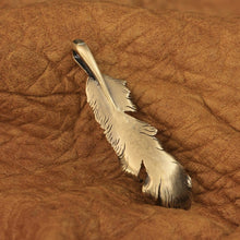 Load image into Gallery viewer, Feather (Brass)