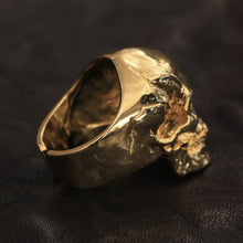 Load image into Gallery viewer, Skull Ring (Gold)