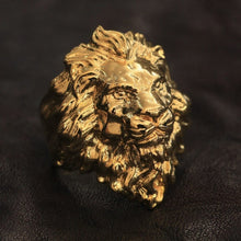 Load image into Gallery viewer, Lion Ring (Gold)