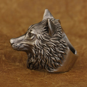 Wolf Ring (Cupronickel)