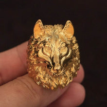 Load image into Gallery viewer, Wolf Ring (Gold)