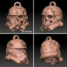 Load image into Gallery viewer, Storm Trooper Half Skull