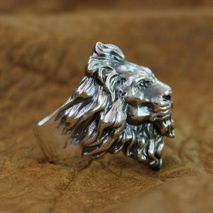 Lion Ring (925 Silver)
